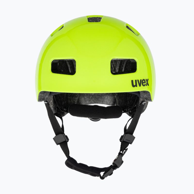 Detská cyklistická prilba UVEX HLMT 4 neónovo žltá 2