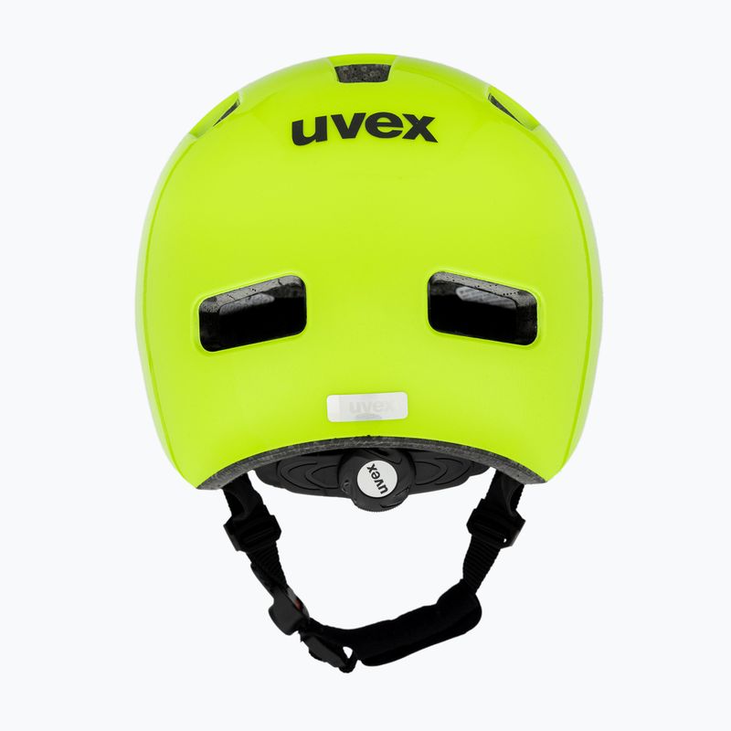 Detská cyklistická prilba UVEX HLMT 4 neónovo žltá 3