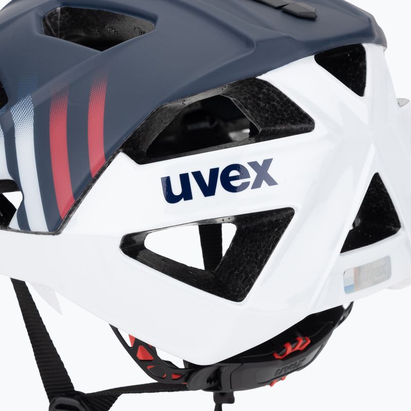 Cyklistická prilba UVEX Quatro CC deep space/white matt 7
