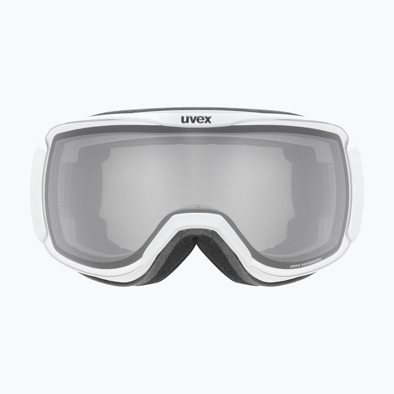 Lyžiarske okuliare UVEX Downhill 21 VPX white/variomatic polavision 55//39/13 6