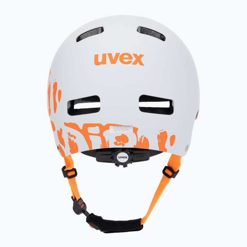 Detská prilba UVEX Kid 3 CC dirtbike light grey/orange 4