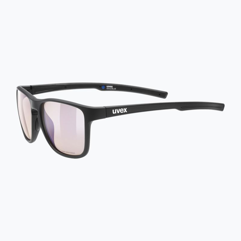 Slnečné okuliare UVEX Retina Blue CV black mat/yellow 53/3/020/2201 5