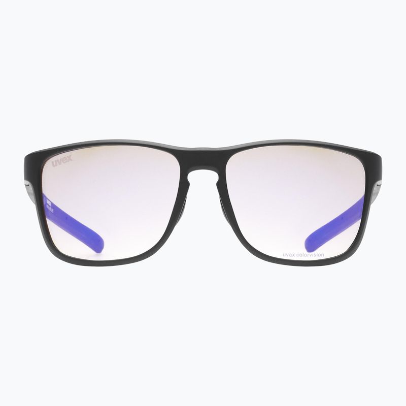 Slnečné okuliare UVEX Retina Blue CV black mat/yellow 53/3/020/2201 6
