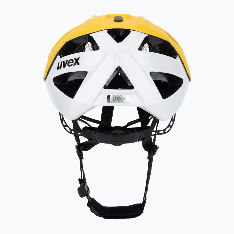Cyklistická prilba UVEX Quatro CC sunbee/white matt 4
