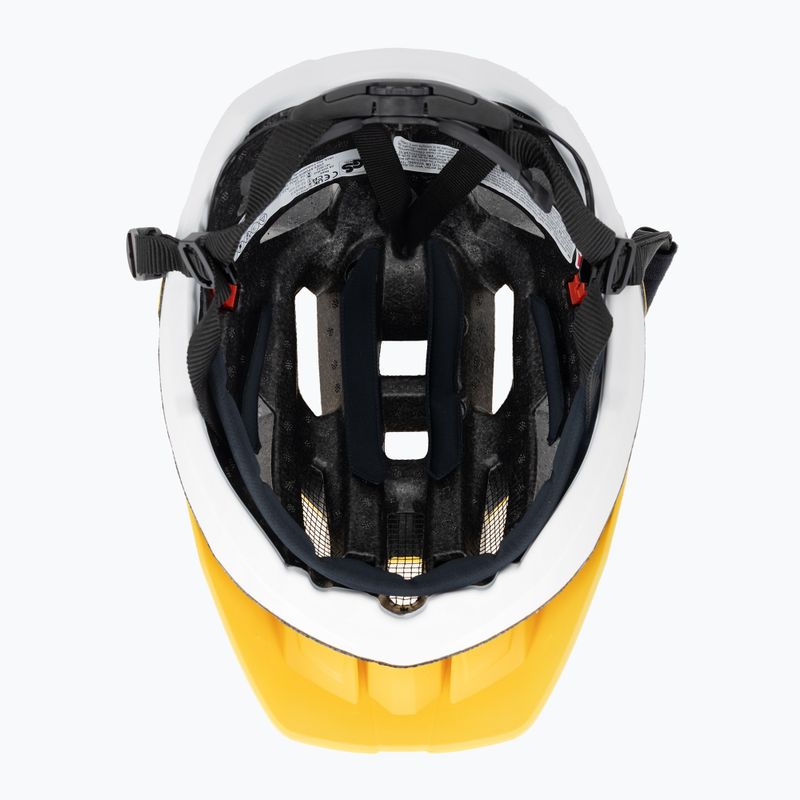 Cyklistická prilba UVEX Quatro CC sunbee/white matt 5