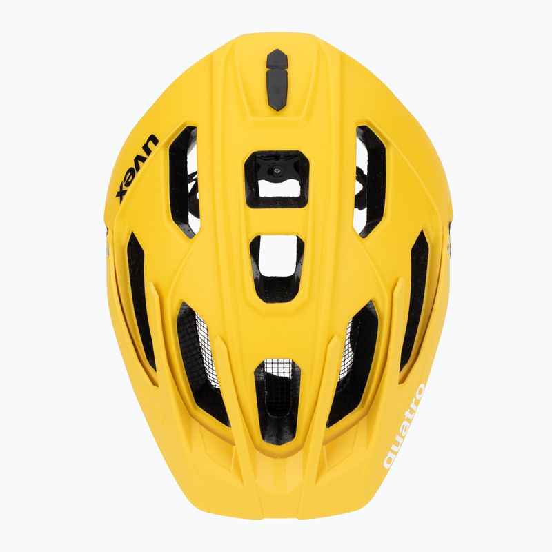 Cyklistická prilba UVEX Quatro CC sunbee/white matt 6
