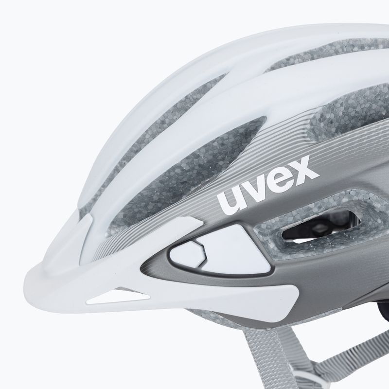Cyklistická prilba UVEX True CC WE biela/sivá matná 7