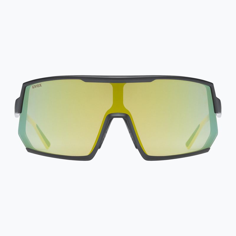 Cyklistické okuliare UVEX Sportstyle 235 sunbee black mat/mirror yellow 53/3/003/2616 2