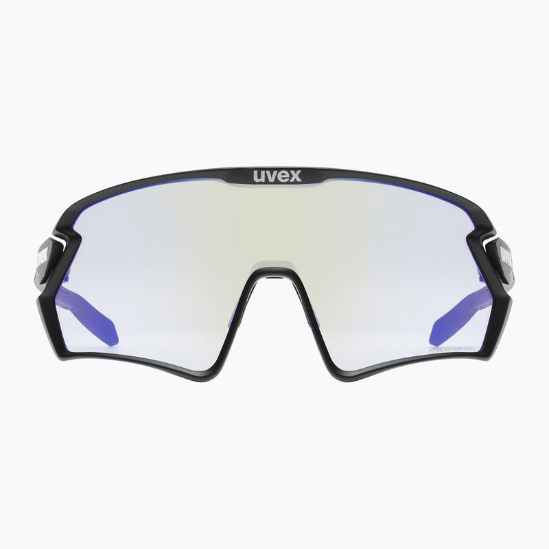 Cyklistické okuliare UVEX Sportstyle 231 2.0 V čierne matné/litemirror modré 53/3/028/2204 7
