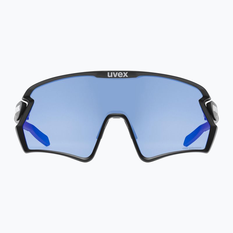 Cyklistické okuliare UVEX Sportstyle 231 2.0 P black mat/mirror blue 53/3/029/2240 6