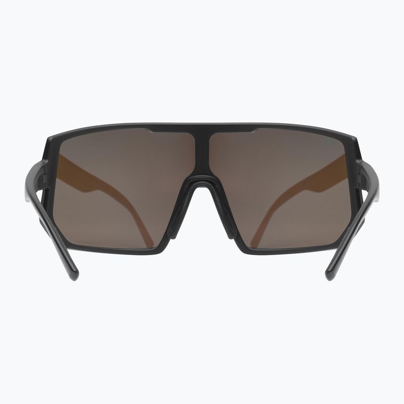 Cyklistické okuliare UVEX Sportstyle 235 P black mat/mirror yellow 53/3/032/2230 9