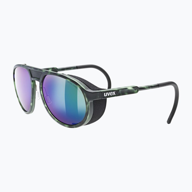 Slnečné okuliare UVEX Mtn Classic CV green mat tortoise/mirror green 53/3/034/7770