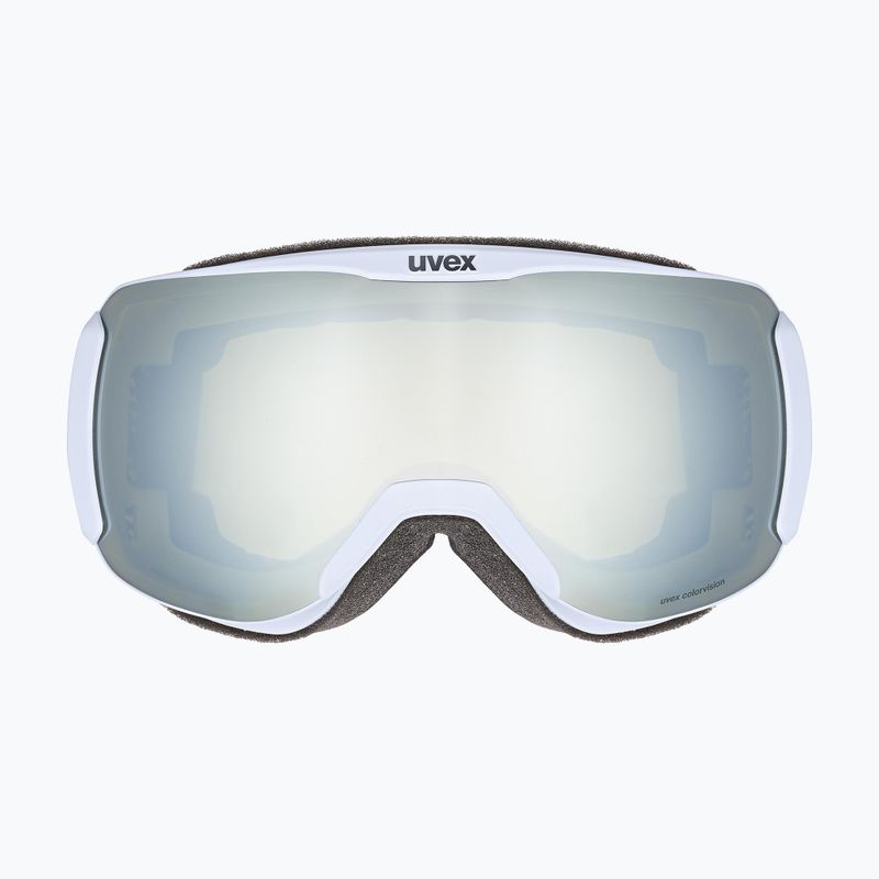 Dámske lyžiarske okuliare UVEX Downhill 2100 CV WE S2 arctic blue matt/mirror white/colorvision green 2