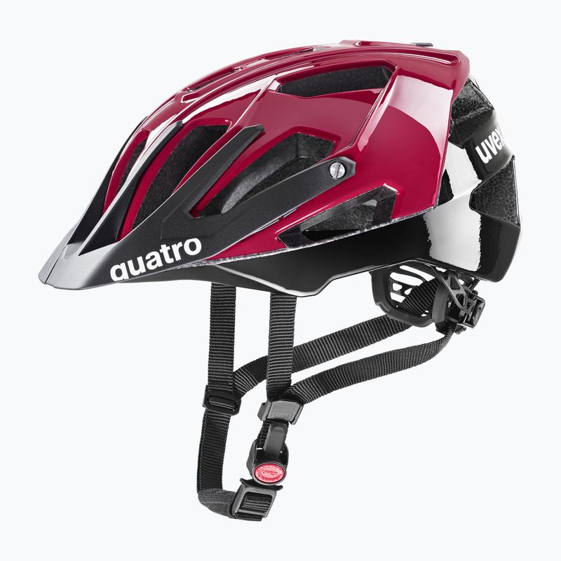 Cyklistická prilba UVEX Quatro ruby red/black 6