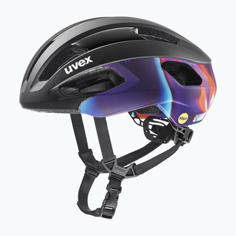 Cyklistická prilba UVEX Rise Pro MIPS black/galaxy matt 6