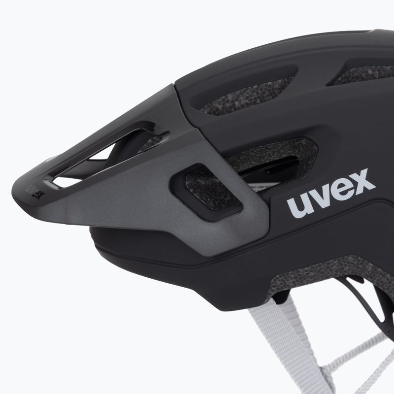 Detská cyklistická prilba UVEX React MIPS Jr black matte 7