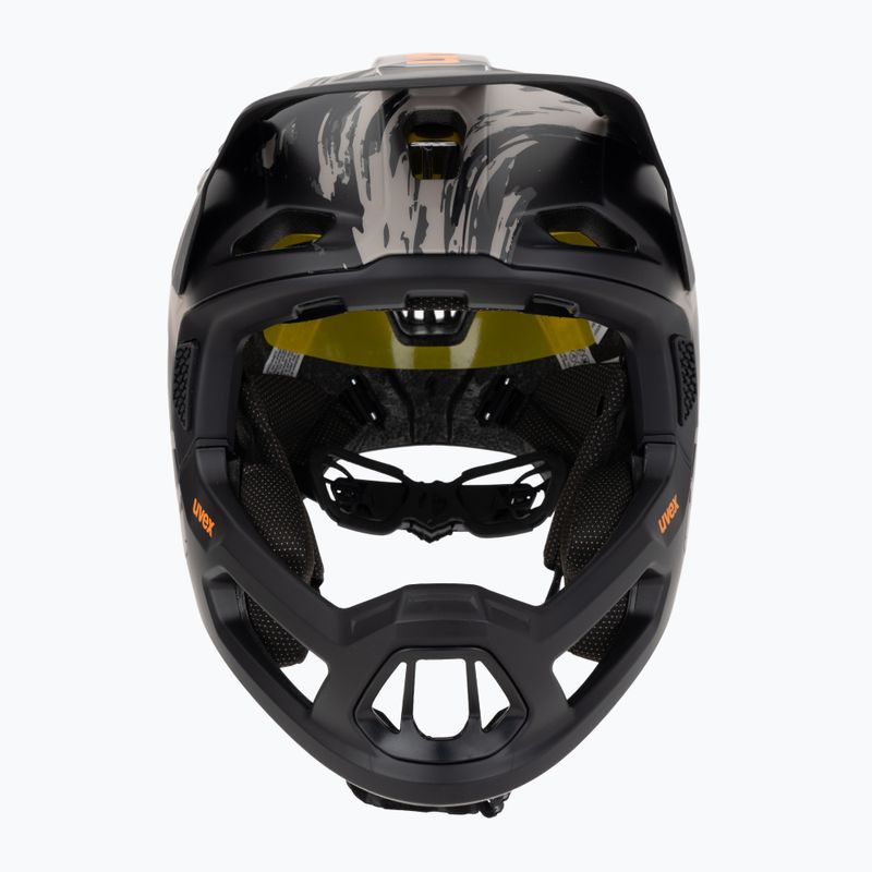 Cyklistická prilba UVEX Revolt MIPS oak brown/orange matt 2