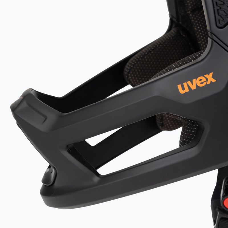 Cyklistická prilba UVEX Revolt MIPS oak brown/orange matt 4