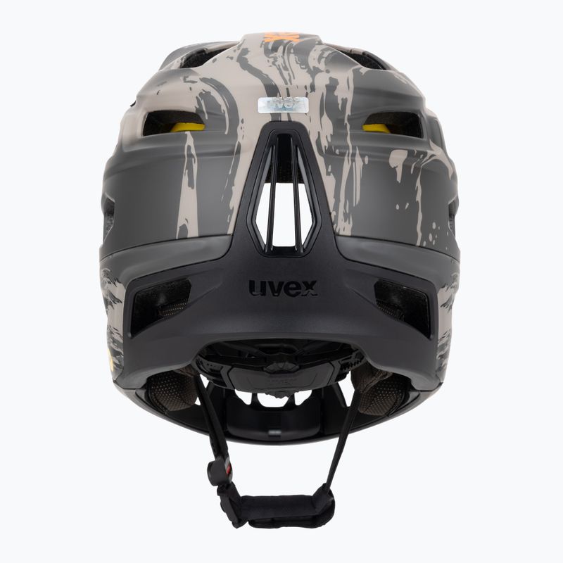 Cyklistická prilba UVEX Revolt MIPS oak brown/orange matt 5