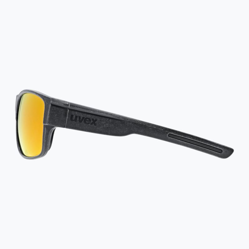 Slnečné okuliare UVEX Esntl Urban black matt/mirror red 4