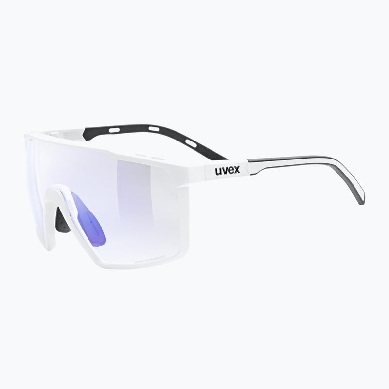 Slnečné okuliare UVEX MTN Perform S White matt/ litemirror blue