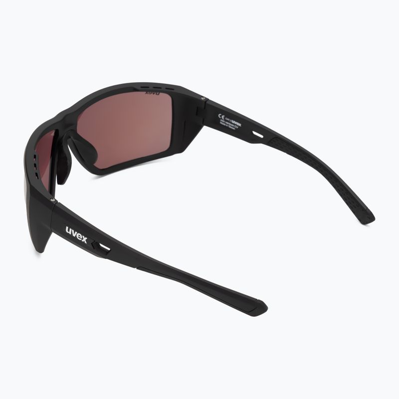 Slnečné okuliare UVEX Mtn Venture CV black matt/mirror pink 2
