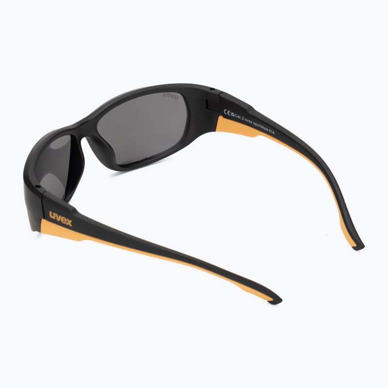 Detské slnečné okuliare UVEX Sportstyle 514 black matt/mirror silver 2