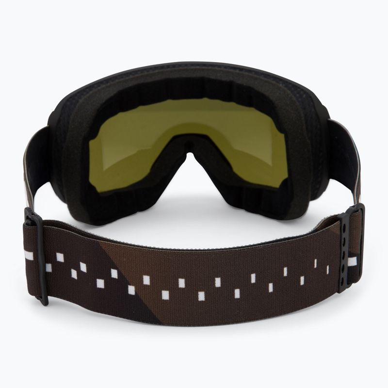 Lyžiarske okuliare UVEX Downhill 2100 CV black matt/mirror cooper green 3
