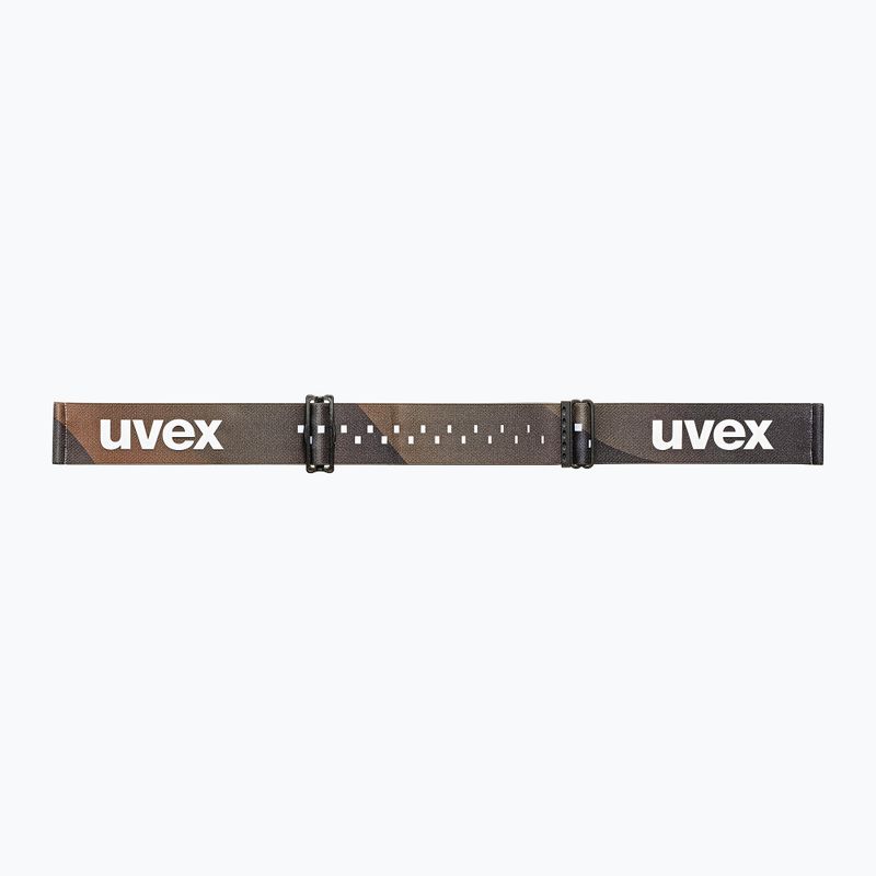 Lyžiarske okuliare UVEX Downhill 2100 CV black matt/mirror cooper green 8
