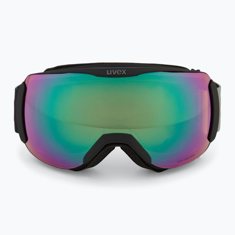 Lyžiarske okuliare UVEX Downhill 2100 CV black matt/mirror opal yellow 2