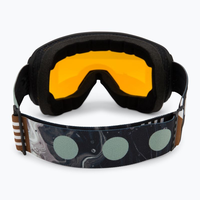 Lyžiarske okuliare UVEX Downhill 2100 CV black matt/mirror opal yellow 3