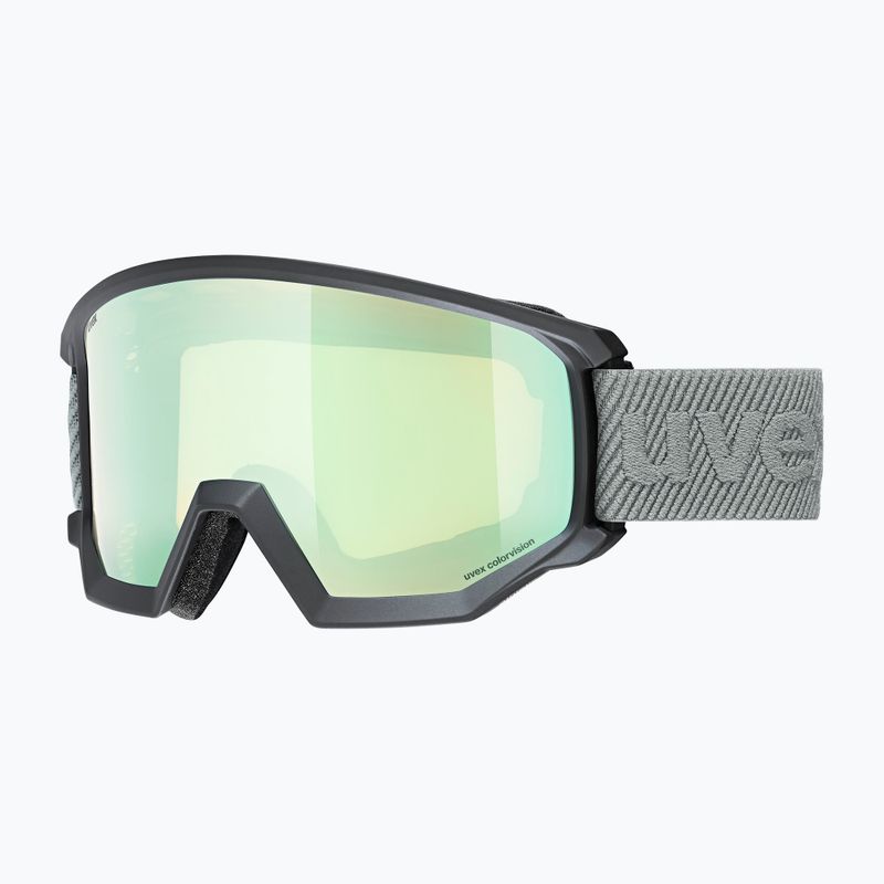 Lyžiarske okuliare UVEX Athletic CV black matt/mirror opal colorvision yellow