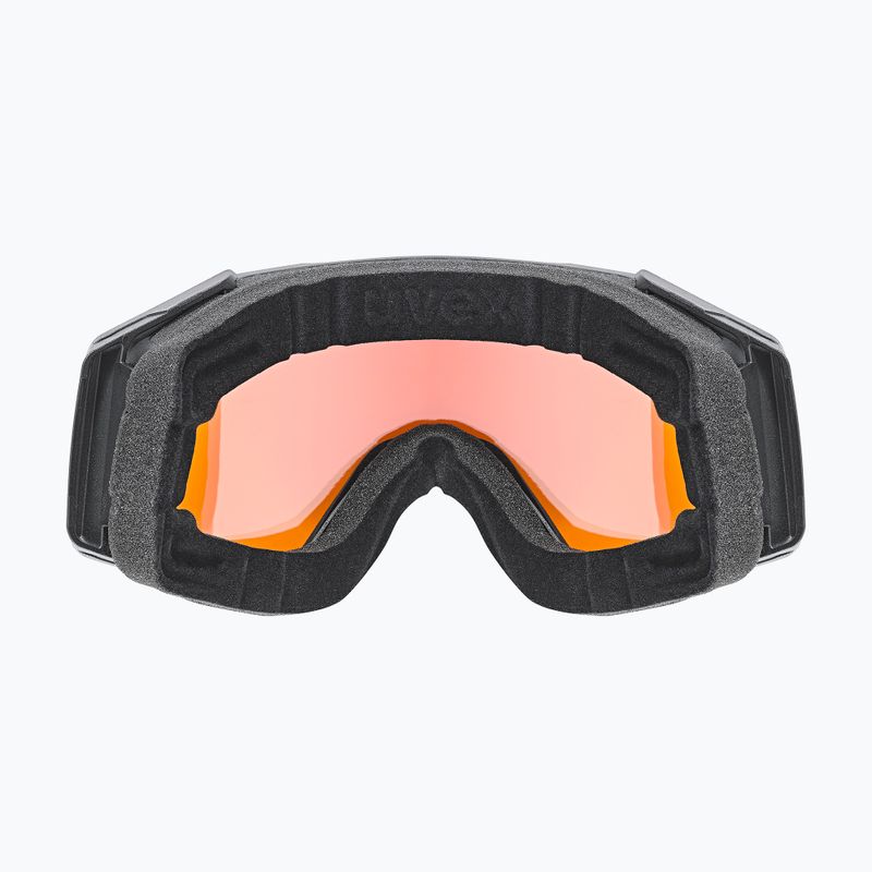 Lyžiarske okuliare UVEX Gravity FM black matt/mirror red orange clear 3