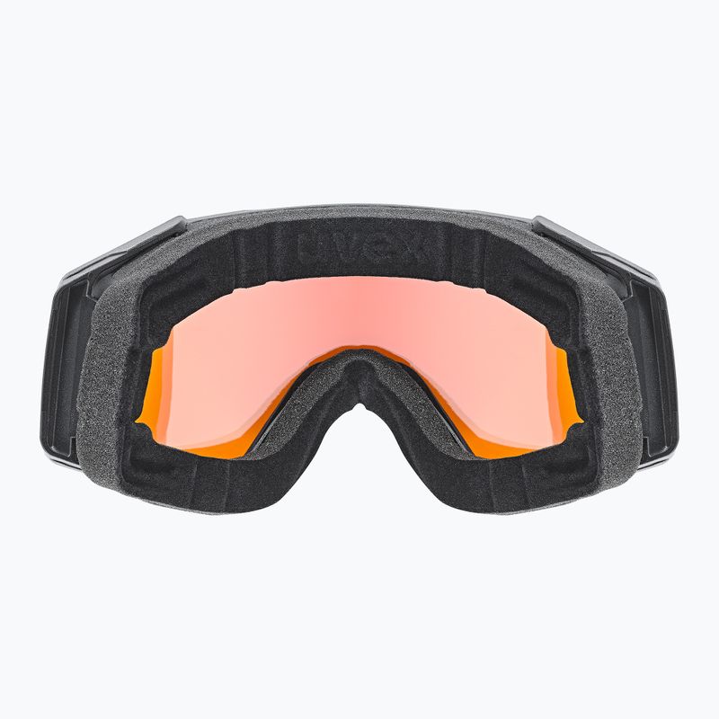 Lyžiarske okuliare UVEX Gravity FM black matt/mirror gold orange clear 3