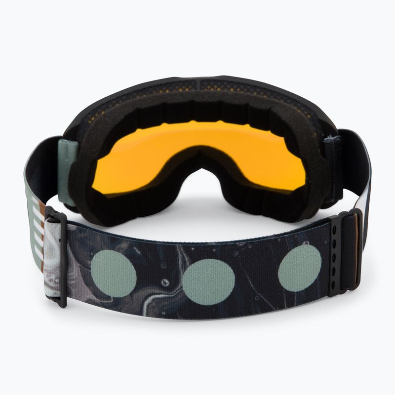 Lyžiarske okuliare UVEX Xcitd CV black matt/mirror opal yellow 3