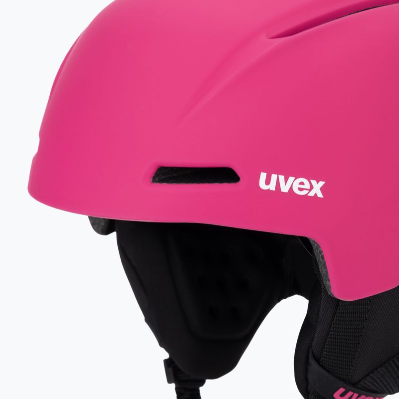 Detská lyžiarska prilba UVEX Viti pink matt 7