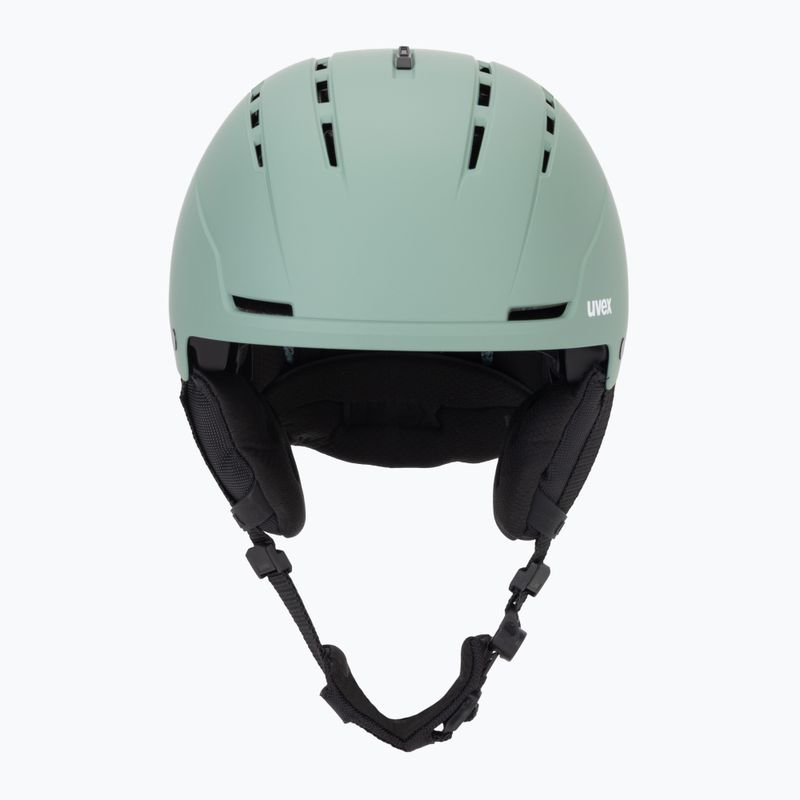 Lyžiarska prilba UVEX Stance MIPS oxid green/black matt 2