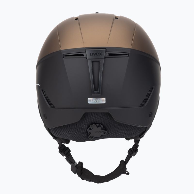 Lyžiarska prilba UVEX Stance brown/black matt 4