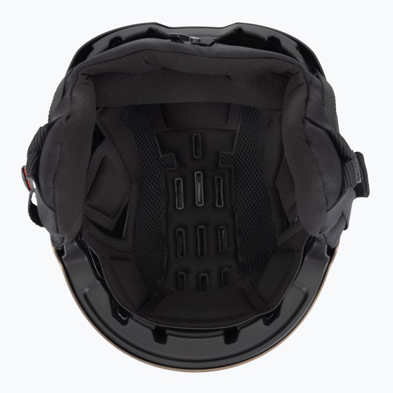 Lyžiarska prilba UVEX Stance brown/black matt 5