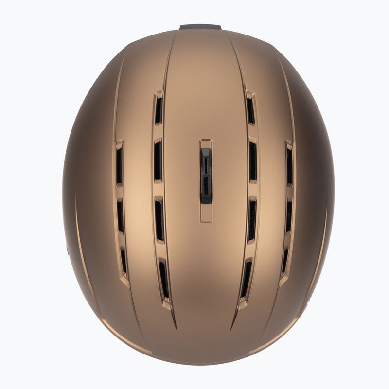 Lyžiarska prilba UVEX Stance brown/black matt 6