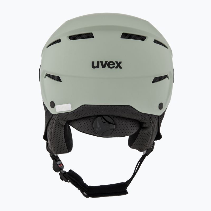 Lyžiarska prilba UVEX Instinct Visor oxid green matt/mirror silver/smoke 4