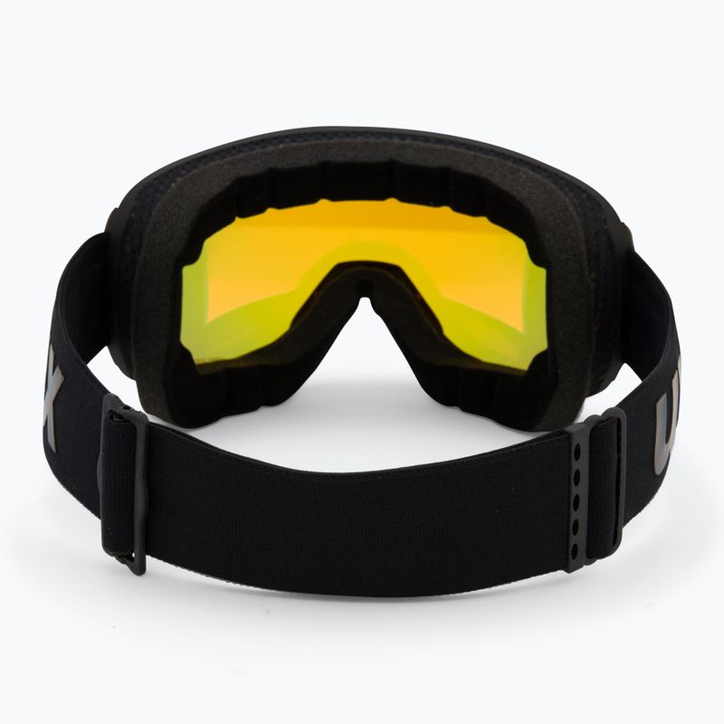 Lyžiarske okuliare UVEX Downhill 2100 CV black matt/mirror orange yellow 3