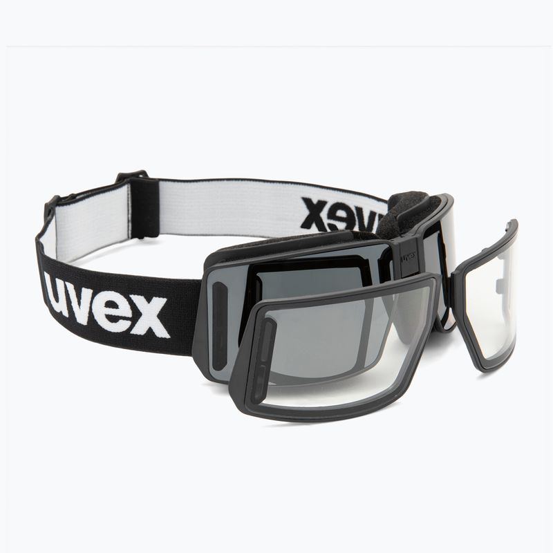 Lyžiarske okuliare UVEX MTN Tour black matt/mirror silver