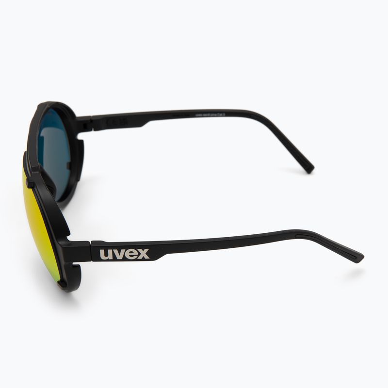 Slnečné okuliare UVEX Esntl Pina black matt/mirror red 4