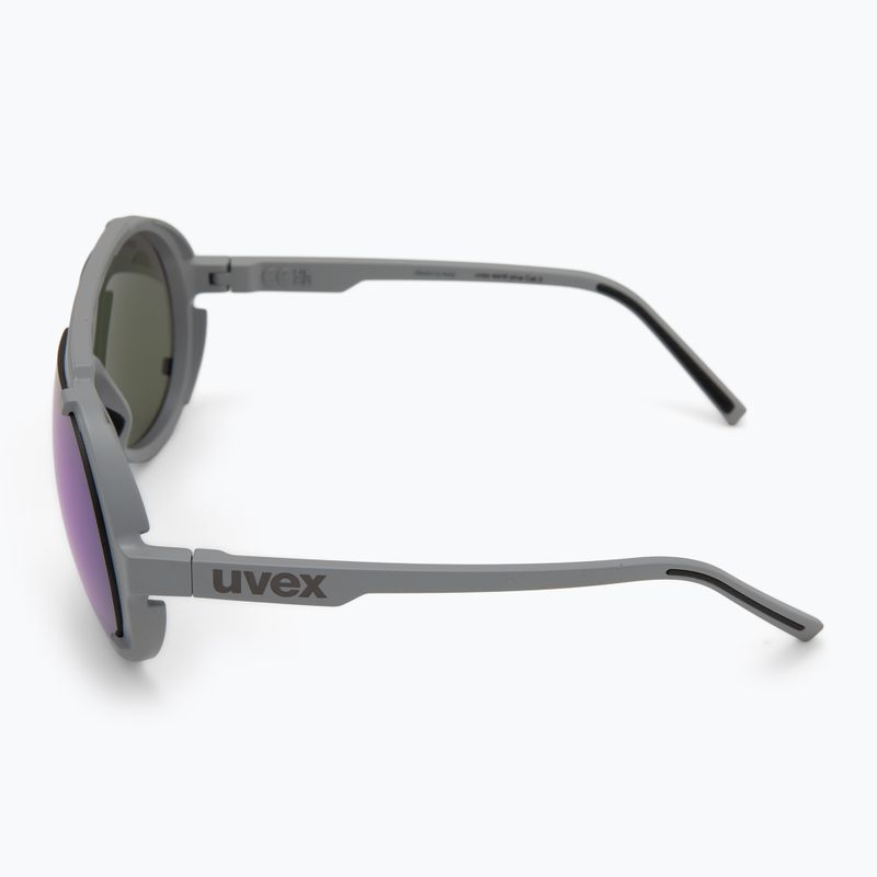 Slnečné okuliare UVEX Esntl Pina grey matt/mirror purple 4