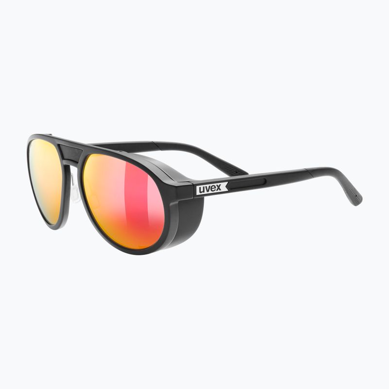 Slnečné okuliare UVEX MTN Classic Pure black matt/mirror red