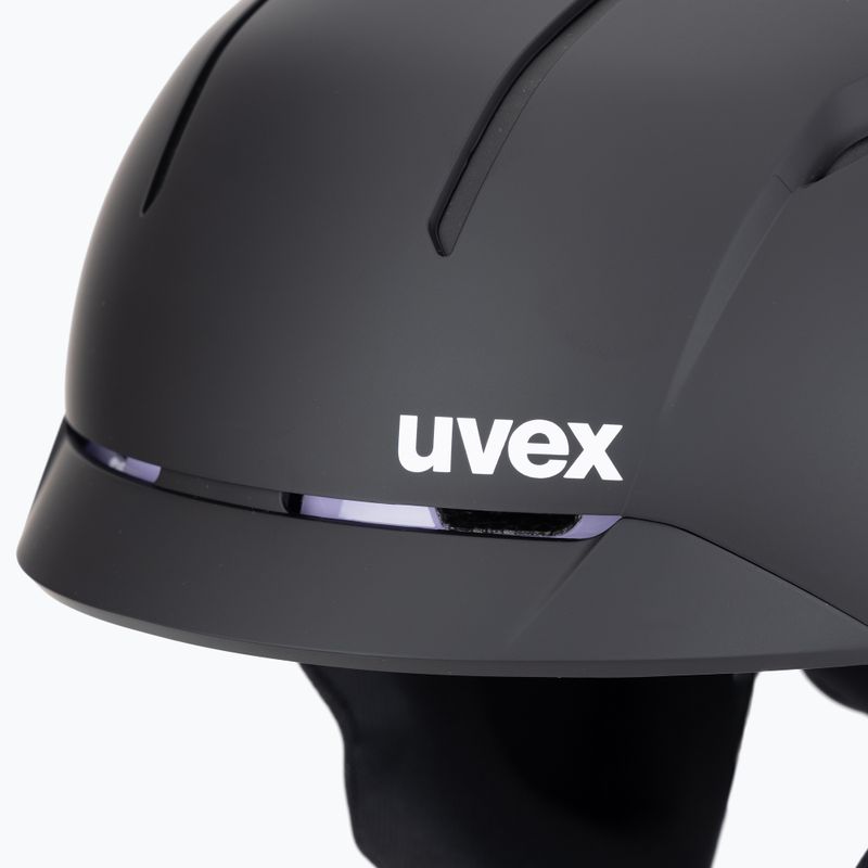 Lyžiarska prilba UVEX Levitate MIPS black/lavender matt 7