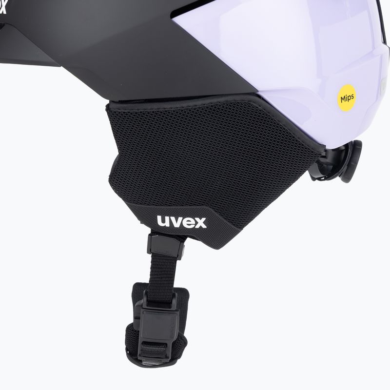 Lyžiarska prilba UVEX Levitate MIPS black/lavender matt 8