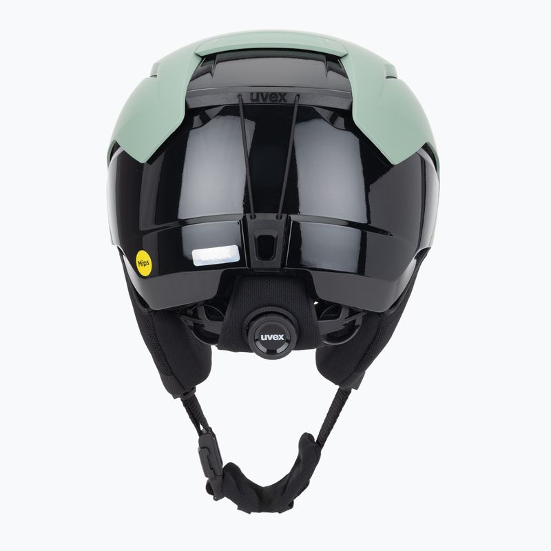 Lyžiarska prilba UVEX Levitate MIPS oxid green/black matt 4