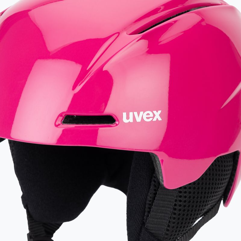Detská lyžiarska prilba UVEX Viti Pure berry shiny 7